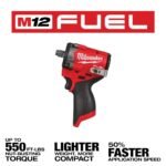 Milwaukee M12 FUEL Impact Wrench - Image 5