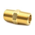 Interstate Brass Hex Nipple