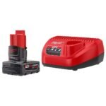 Milwaukee M12 12V Battery Starter Kit