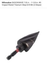 Milwaukee Shockwave Step Drill Bit - Image 3