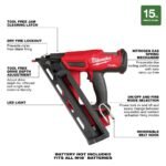 Milwaukee M18 Fuel 15G Finish Nailer - Image 2
