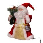 Kurt Adler Fiber Optic Santa Treetop - Image 3