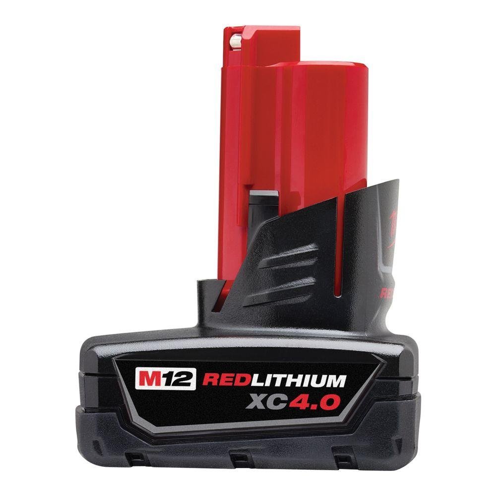 61WBFBuhRtL.jpg Milwaukee M12 12V Red Lithium Battery - Image 1