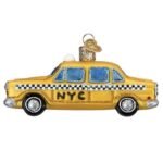 NYC Taxi Glass Ornament - Image 3