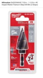 Milwaukee Shockwave Step Drill Bit - Image 5