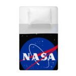 NASA Logo Plush Blanket - Image 4