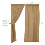 VHC Brands Burlap Farmhouse Curtains - Image 2