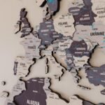 Wooden World Map Wall Art