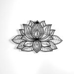 Lotus Mandala Metal Wall Decor - Image 4