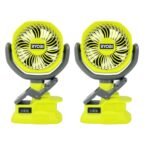RYOBI Cordless Clamp Fan