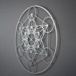 Metatron Cube Metal Wall Art - Image 3
