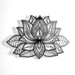 Lotus Mandala Metal Wall Decor - Image 3
