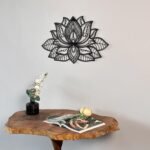 Lotus Mandala Metal Wall Decor - Image 3