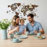 Wooden World Map Decor - Image 2