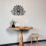 Lotus Mandala Metal Wall Decor - Image 4