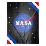 NASA Logo Plush Blanket - Image 3