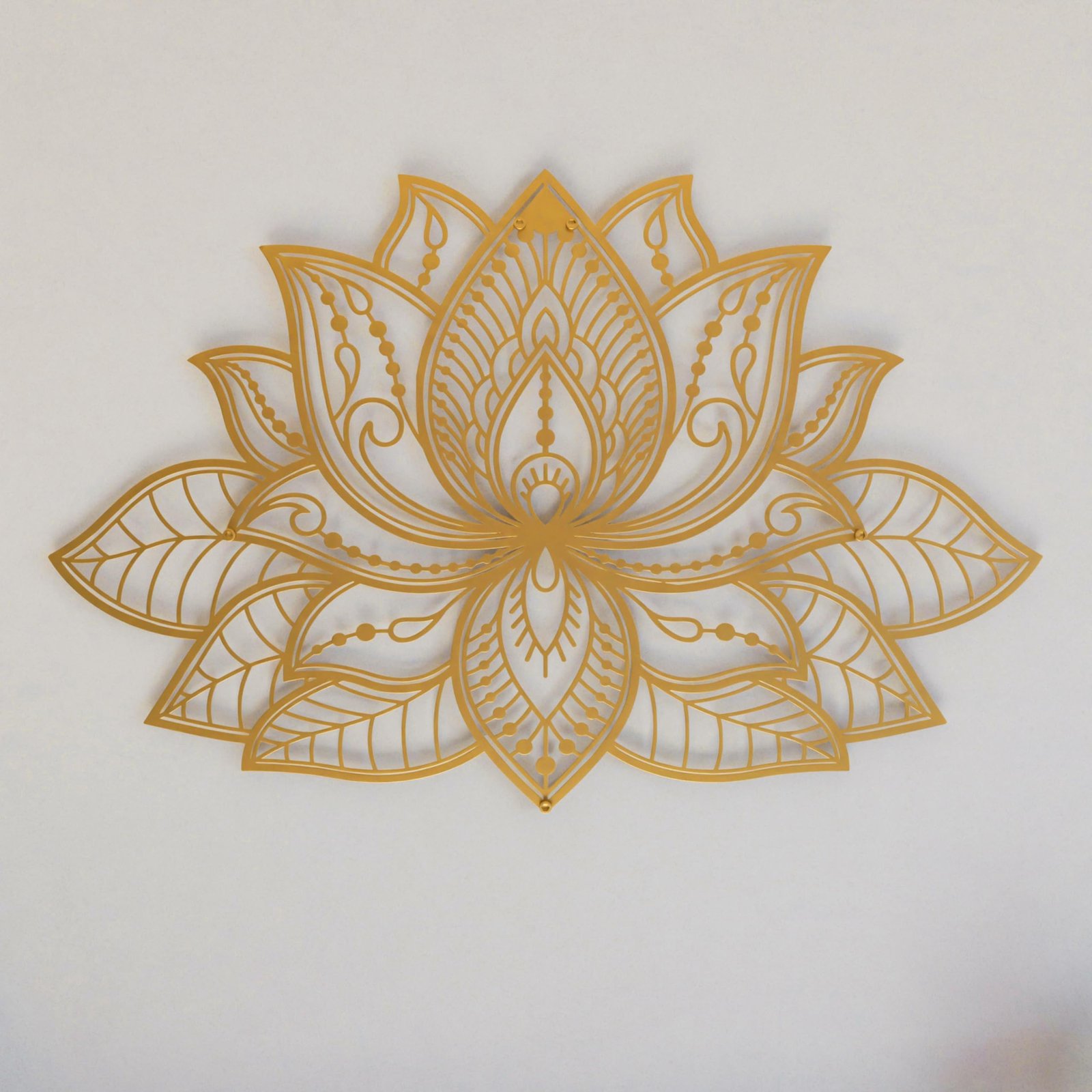 815RnAFRKL.jpg Mandala Lotus Wall Decor - Image 1