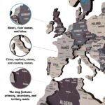 Wooden World Map Wall Art - Image 5