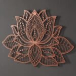Lotus Mandala Metal Wall Decor - Image 8