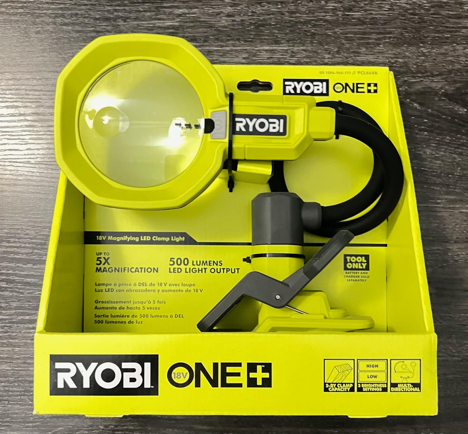 81M1lI9MDCL.jpg RYOBI LED Magnifying Light - Image 1