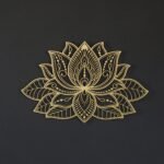 Lotus Mandala Metal Wall Decor - Image 5