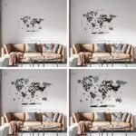 Wooden World Map Wall Art - Image 6