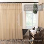 VHC Brands Farmhouse Burlap Shower Curtain - Image 3