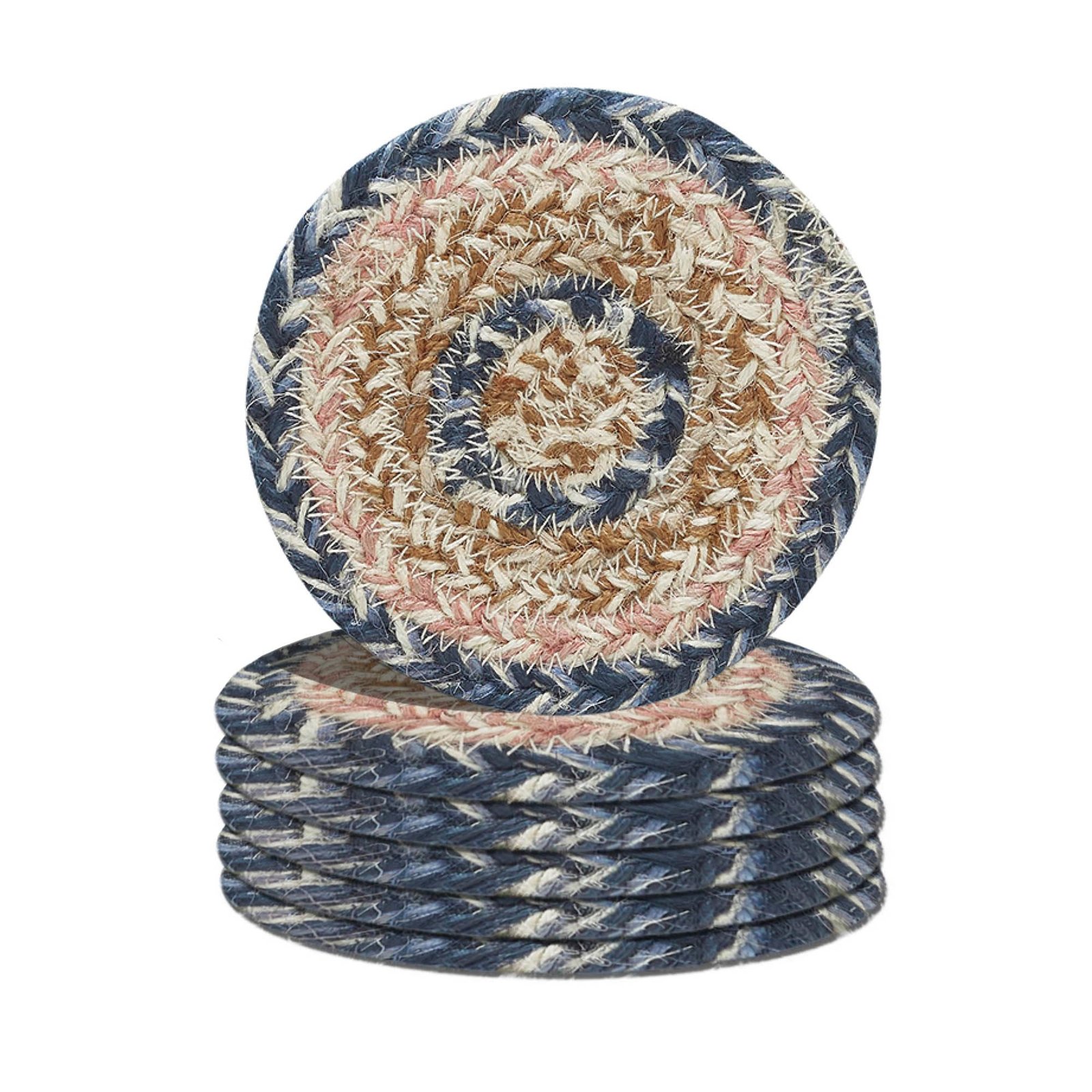 81UFEdvUmKL.jpg Kaila Jute Coaster Set - Image 1