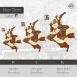 Wooden Colombia Map Decor - Image 7