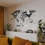 Wooden World Map Wall Art - Image 7