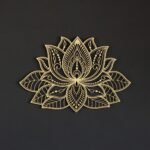 Lotus Mandala Metal Wall Decor - Image 7