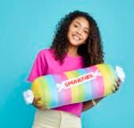 iscream Smarties Roll Plush Pillow - Image 2