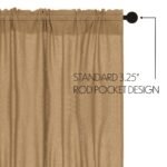VHC Brands Burlap Farmhouse Curtains - Image 5
