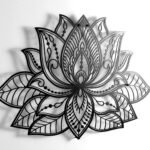 Lotus Mandala Metal Wall Decor - Image 7